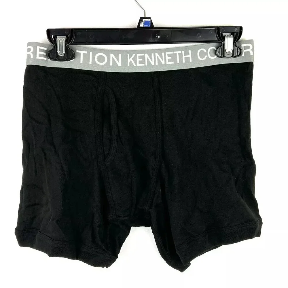 Kenneth Cole Men’s Black Boxer Brief Underwear Size M, 1-Pair